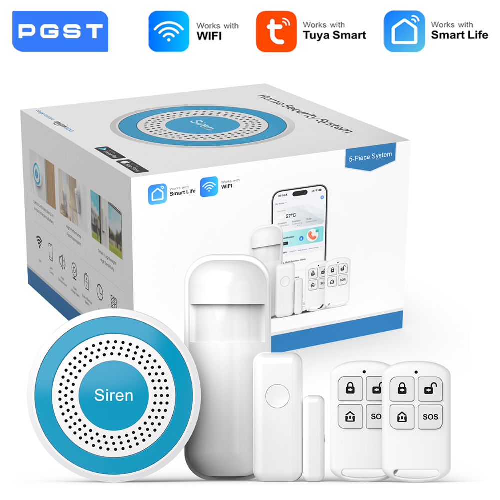 Home Automation Tutorial - Zestaw Systemu Alarmowego PGST WiFi Smart