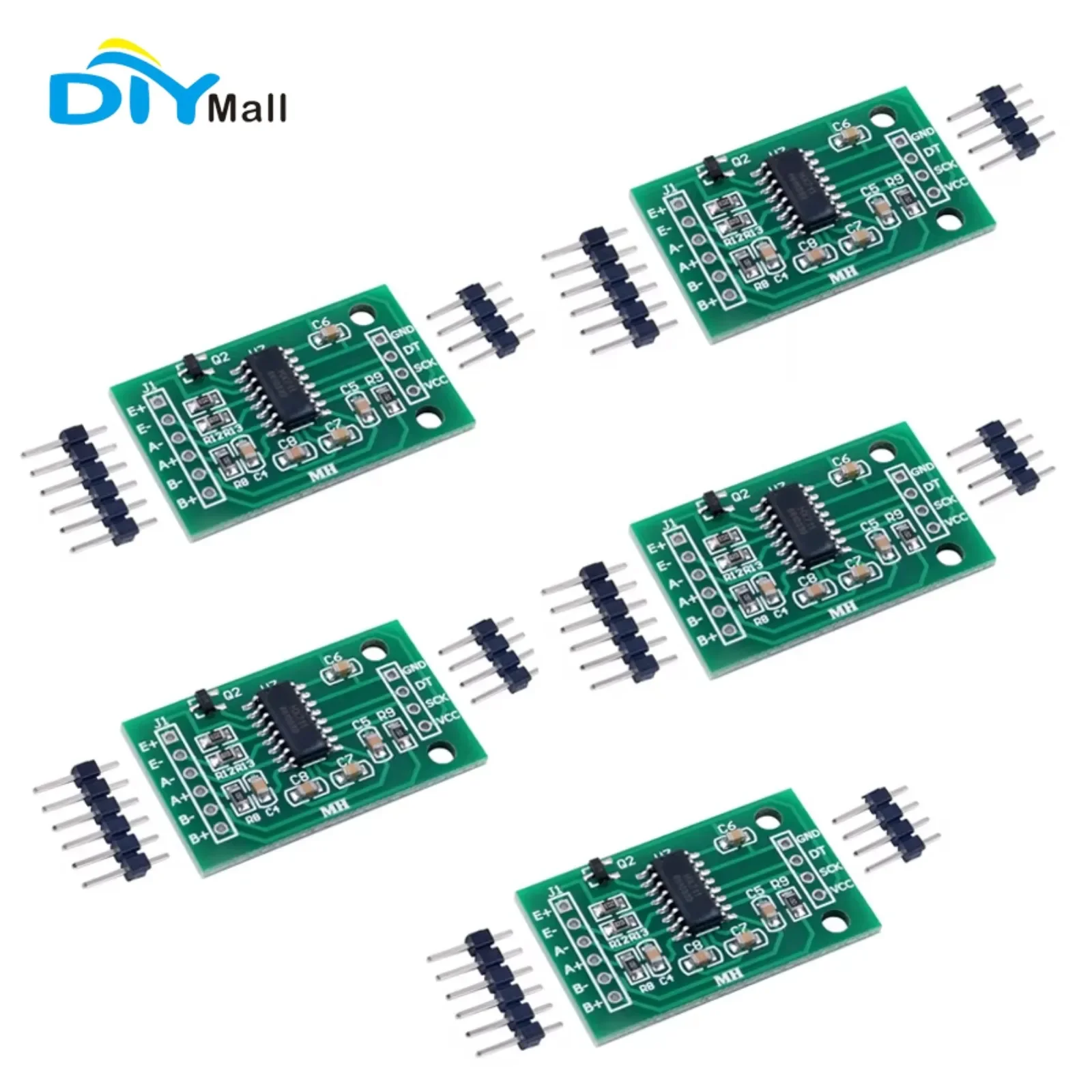 Home Automation Arduino - DIYmall HX711 Dwukanałowy 24-bitowy precyzyjny moduł