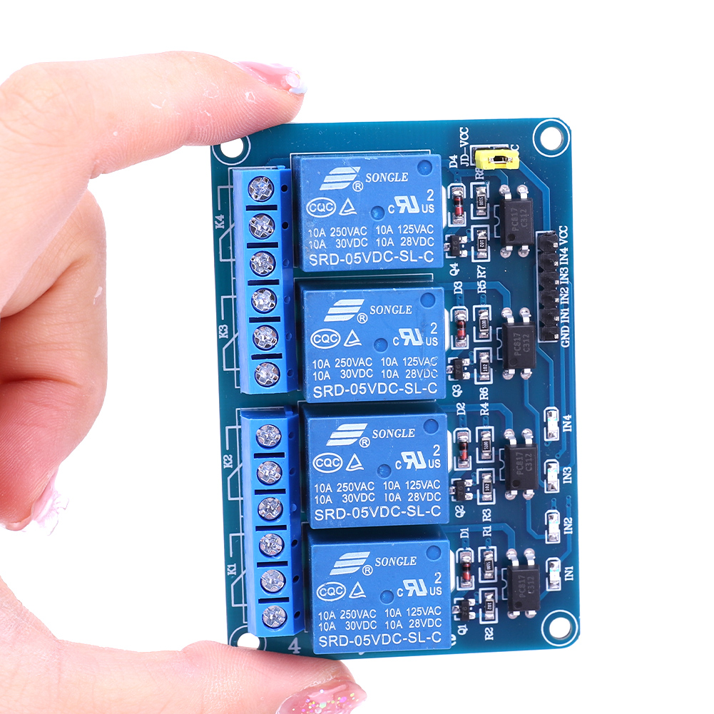 Płytka przekaźnikowa 4-kanałow – Home Automation Arduino recenzja i cena