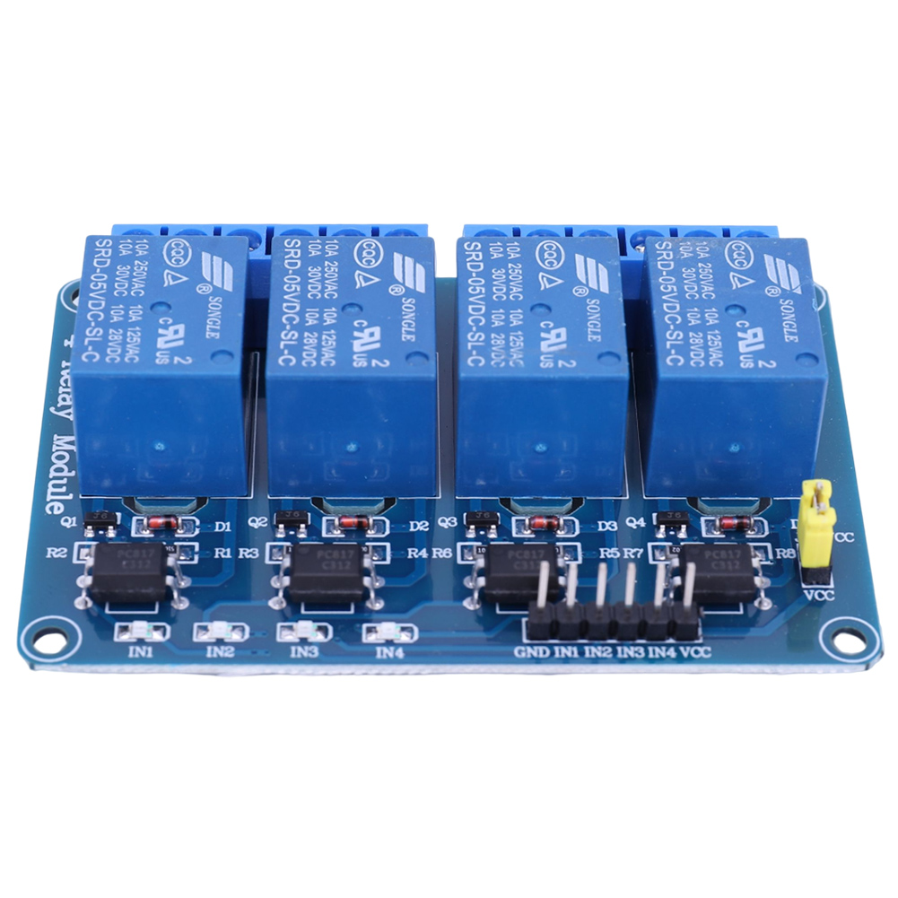 Płytka przekaźnikowa 4-kanałow – Home Automation Arduino recenzja i cena