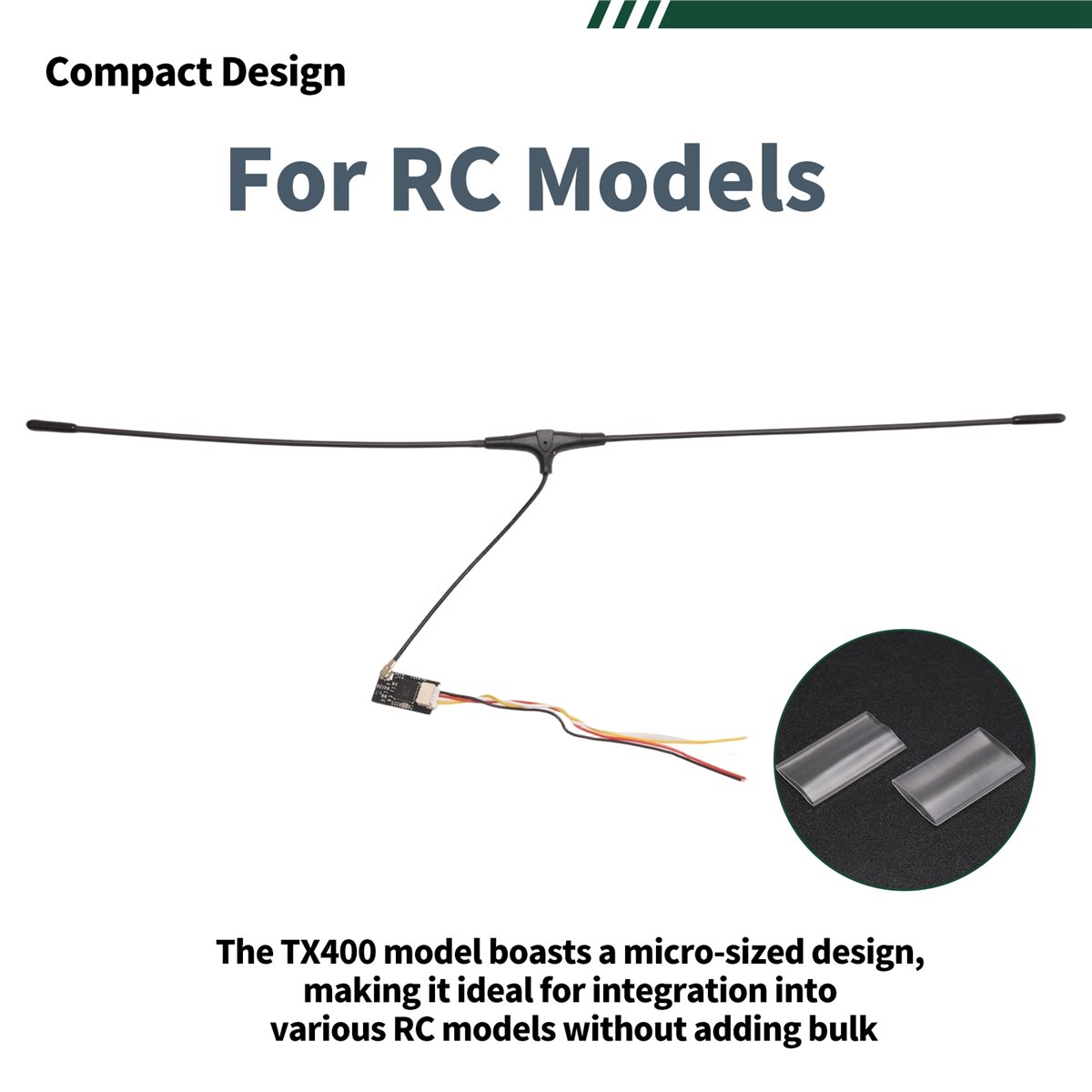 Moduł Nano Odbiornika ELRS 433 – 433Mhz Receiver Module recenzja i cena