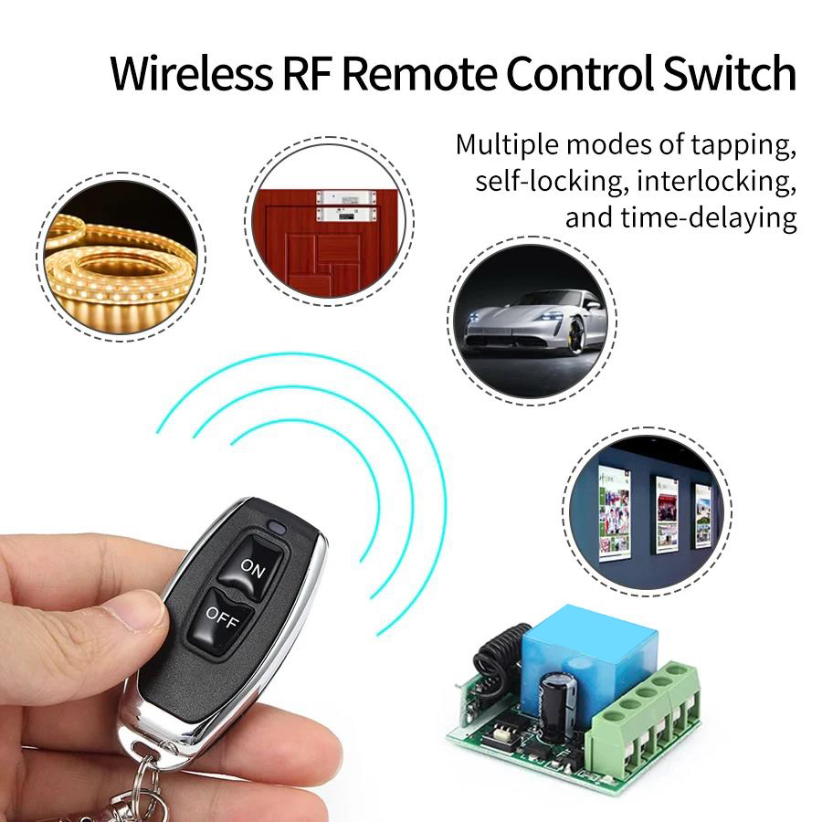 Bezprzewodowy przełącznik zdal – 433Mhz Receiver Module recenzja i cena