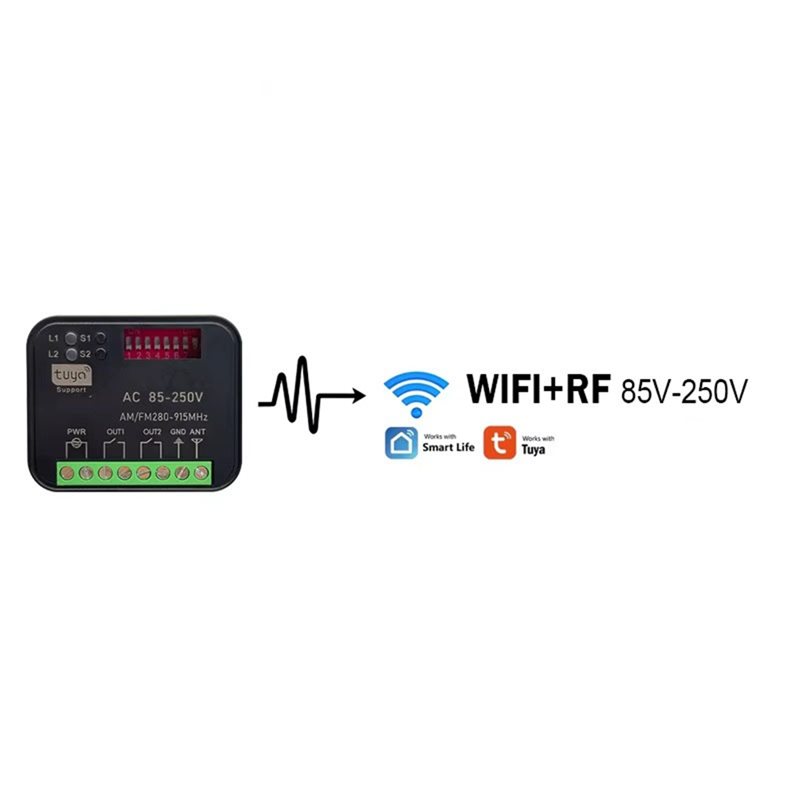 3CGRO-For RX MULTI Tuya Wifi I – 433Mhz Receiver Module recenzja i cena