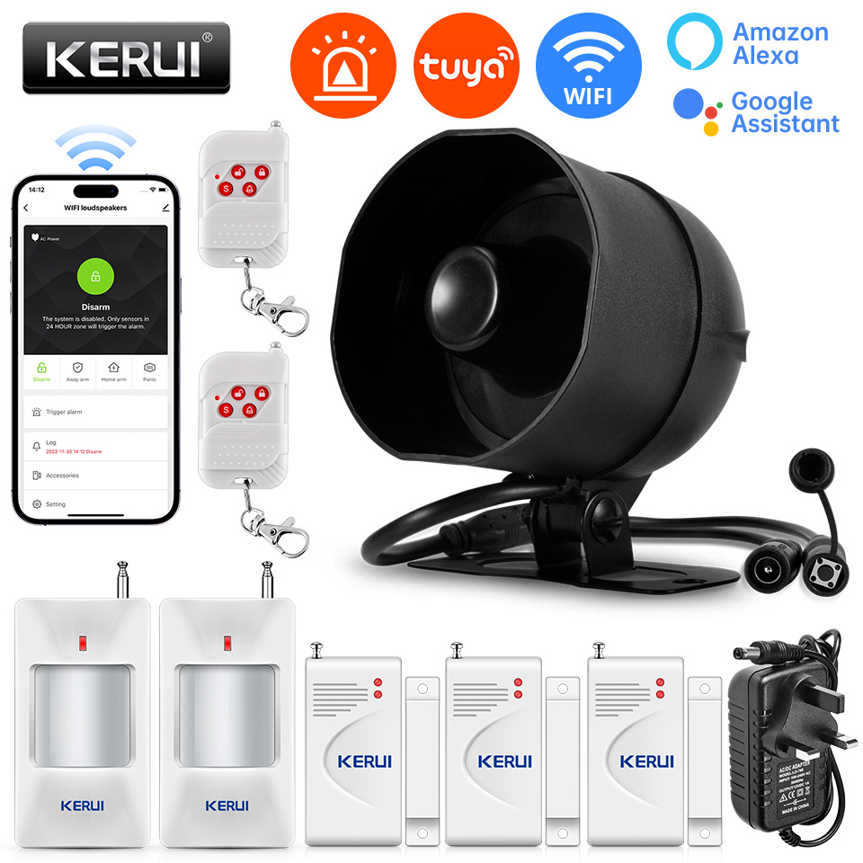 KERUI 120db syrena alarmowa Wi – Smart Home Automation Diy recenzja i cena