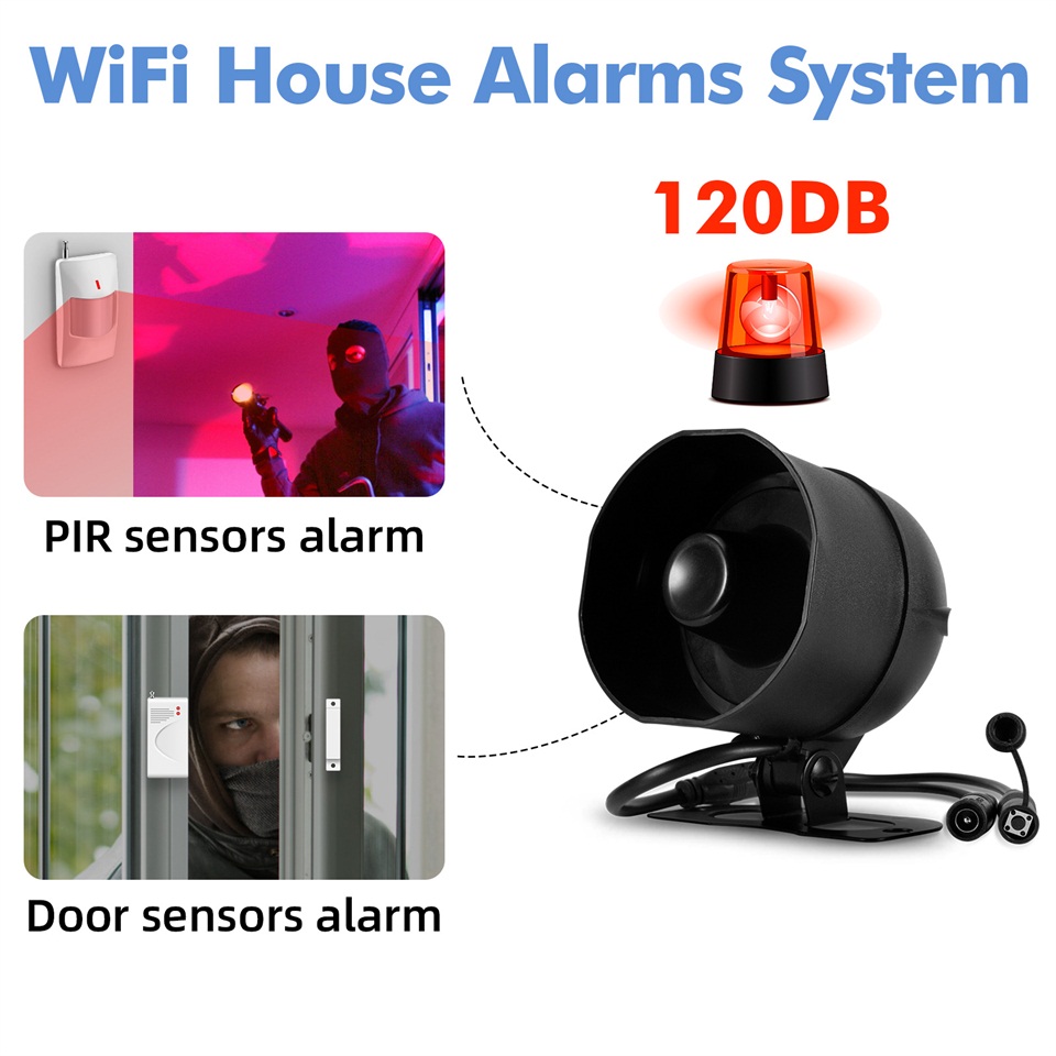 KERUI 120db syrena alarmowa Wi – Smart Home Automation Diy recenzja i cena