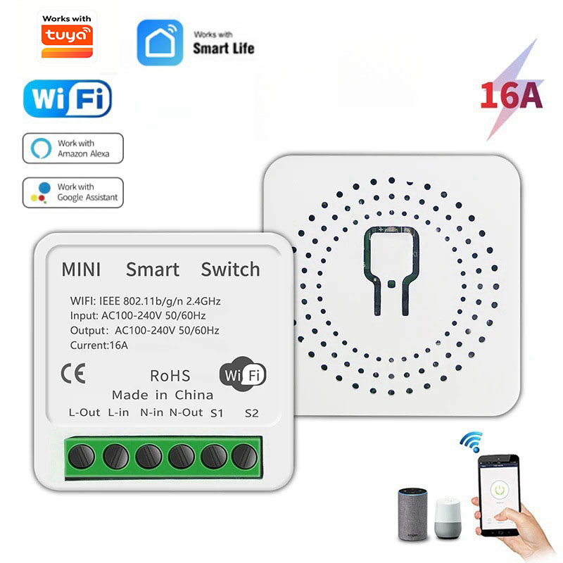 MINI 16A Przełącznik WiFi DIY  – Diy Home Automation Controller recenzja i cena