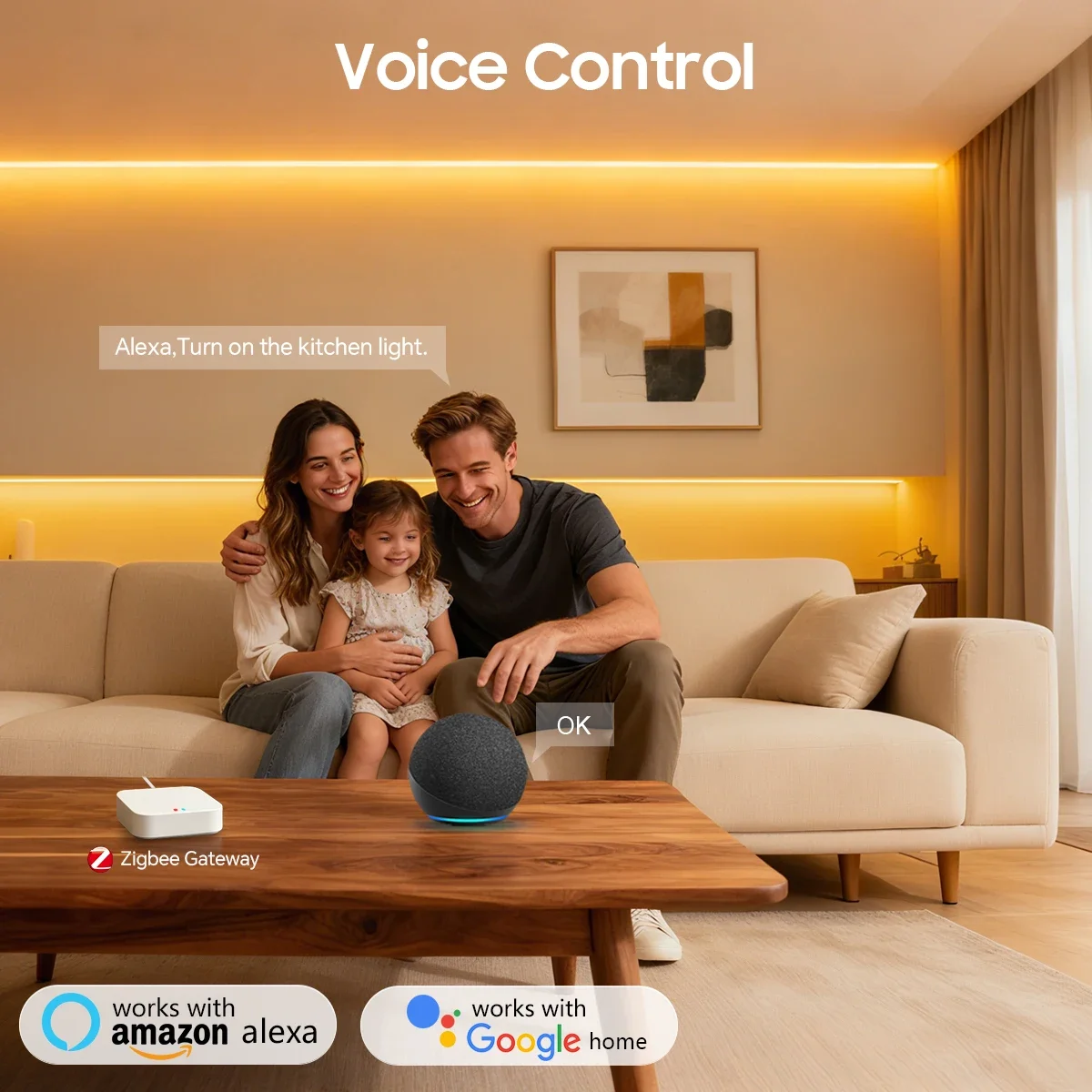 Taśma LED Neon Zigbee 3.0 24V  – Zigbee Coordinator Stick recenzja i cena
