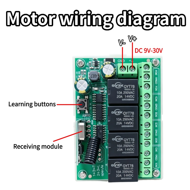 Uniwersalny bezprzewodowy pilo – 433Mhz Receiver Module recenzja i cena