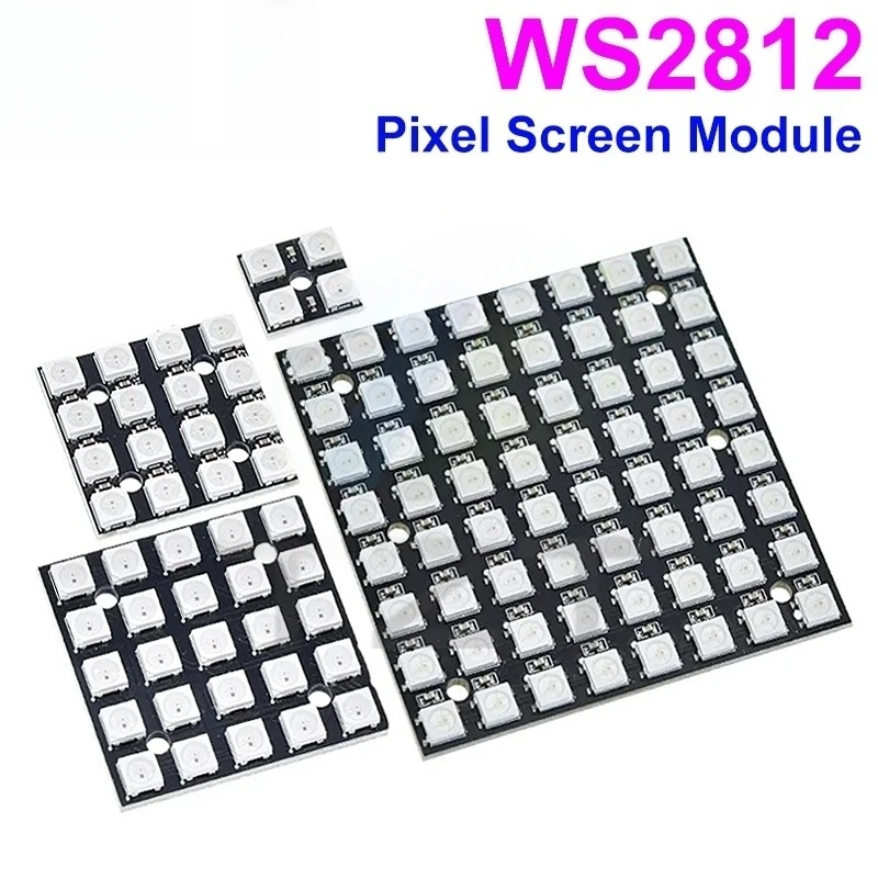 Nowa matryca LED WS2812 5050 R – Rgb Led Matrix 8X8 recenzja i cena