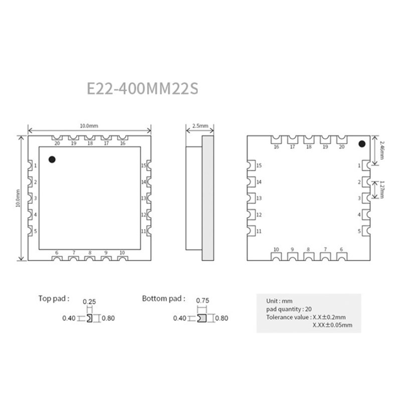2X EBYTE SX1268 433Mhz Lora Be – 433Mhz Receiver Module recenzja i cena