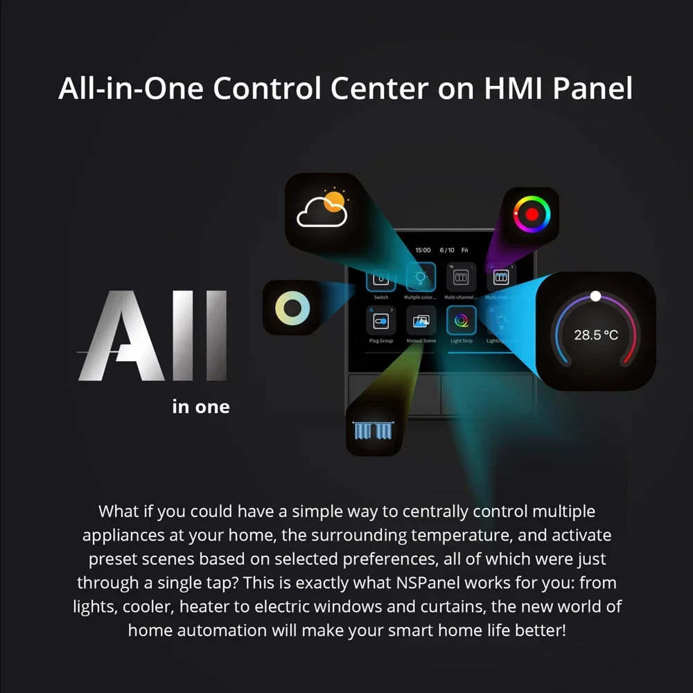 Inteligentny przełącznik ścien – Home Automation Panel Diy recenzja i cena